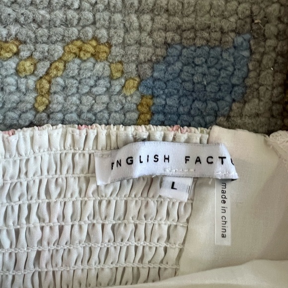 English Factory Textured Floral Top - Picture 5 of 5